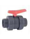 VALVULA PVC DE BOLA 3/4" MANETA DESPLAZADA DE ASTRAL