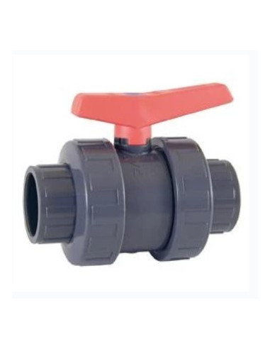 ASTRAL VALVULA PVC 40 mm MANETA DESPLAZADA