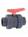 VALVULA DE BOLA PVC 40 mm MANETA DESPLAZADA DE ASTRAL