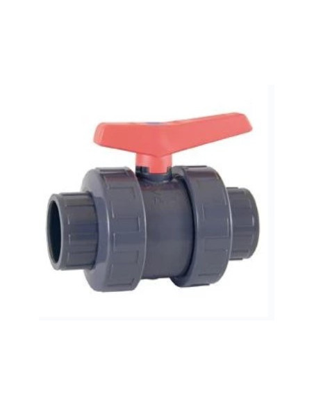 ASTRAL VALVULA PVC 50 mm MANETA DESPLAZADA 