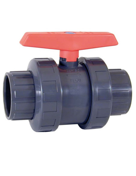 ASTRAL VALVULA PVC ENCOLAR 63 mm MANETA IGUAL