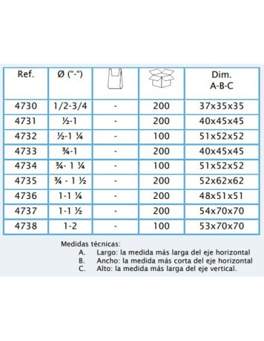 RACOR MARSELLA PP REDUCIDO 1/2  x 3/4 