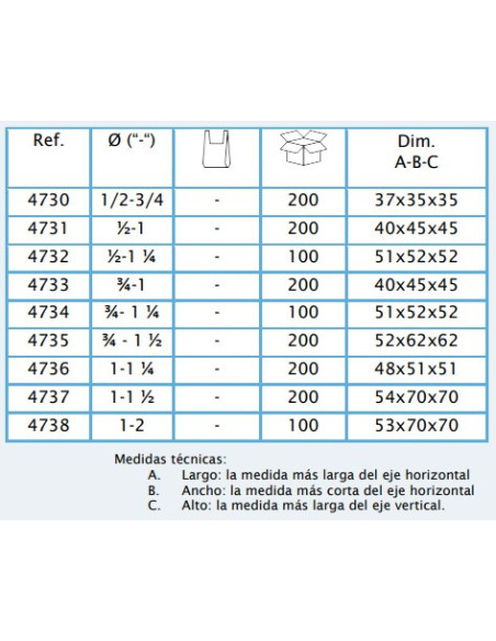 RACOR MARSELLA PP REDUCIDO 1/2  x 3/4 
