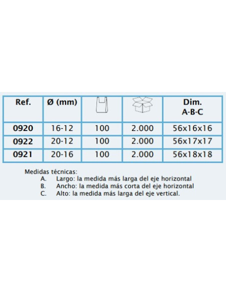 ENLACE PP REDUCIDO 16 x 12 mm