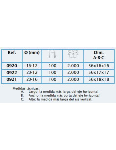 ENLACE PP REDUCIDO 20 x 16 mm 2