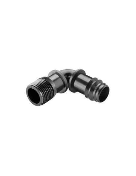 CODO PP ROSCA MACHO 16 mm x 1/2  ACETAL