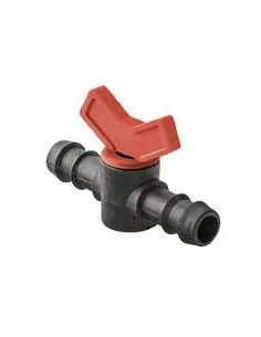 VALVULA RAMAL ROJA EXTRA SIMPLE 16 mm