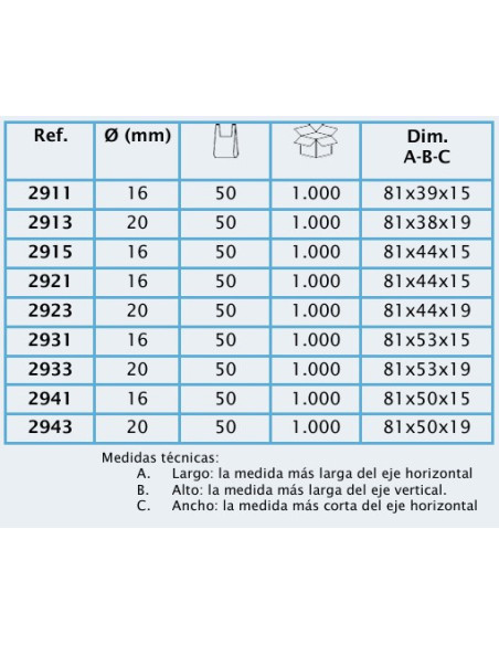VALVULA RAMAL ROJA EXTRA SIMPLE 16 mm