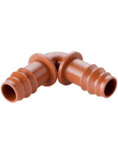 CODO ACETATO MARRON 16