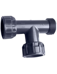 COLECTOR TE PVC 1  ROSCA H-H-M