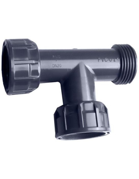 COLECTOR TE PVC 1  ROSCA H-H-M