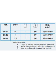 ADAPTADOR BIDONES UNIVERSAL MACHO 1 ½  2