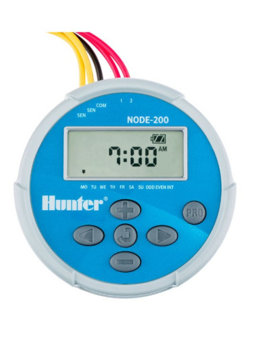 PROGRAMADOR NODE 200 9V DE 2 ESTACIONES HUNTER