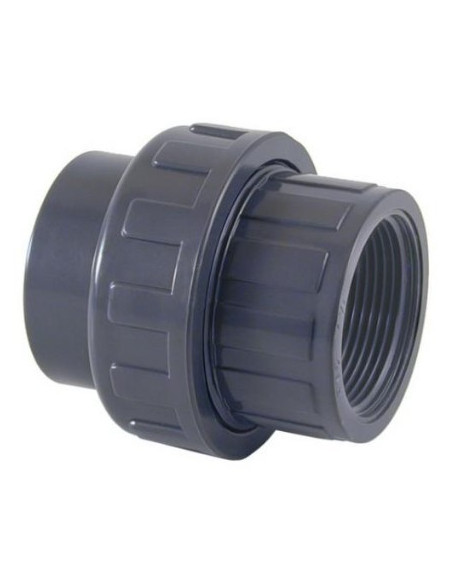 ENLACE 3 PIEZAS PVC MIXTO ROSCA HEMBRA 25mm x 3/4"