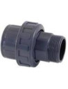 ENLACE 3 PIEZAS PVC MIXTO ROSCA MACHO 90 mm x 3"