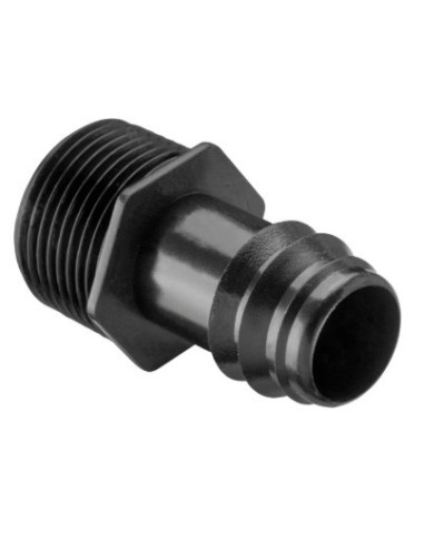 ESPIGA PP ROSCA MACHO 16 mm x 3/4" ACETAL