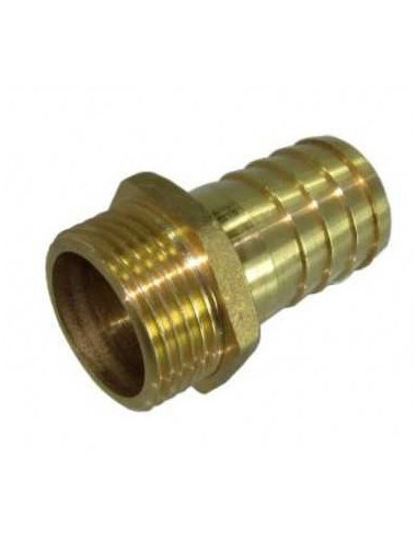 ESPIGA LATON PORTAMANGUERA ROSCA MACHO 1/2" x 18 mm