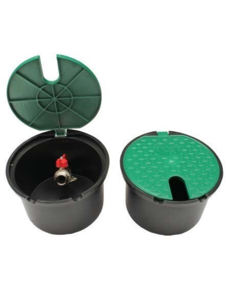 ARQUETA CIRCULAR CON VÁLVULA DE GRIFO 3/4"