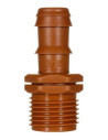 ESPIGA MARRON 16 mm x 3/4"