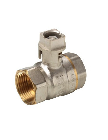 VÁLVULA DE BOLA METÁLICA HH 1/2" CON CUADRADILLO