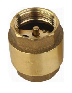 VALVULA DE RETENCION LATON OBTURADOR METALICO 2 ½”