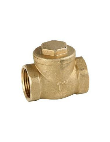 VALVULA DE RETENCION HORIZONTAL CLAPETA METAL 1 ¼ 