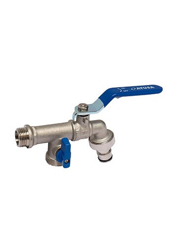 GRIFO JARDIN DOBLE SALIDAS 3/4  x 1/2  x 3/4 