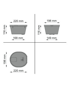 ARQUETA CIRCULAR CON VÁLVULA DE GRIFO 3/4" 2