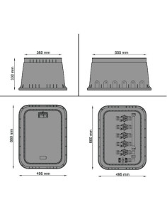 Arqueta rectang  55x38x30cm  base 64x46 cm  tirado 2