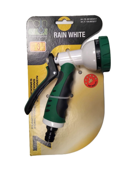 PISTOLA DE RIEGO REGULABRE CON CUERPO METÁLICO