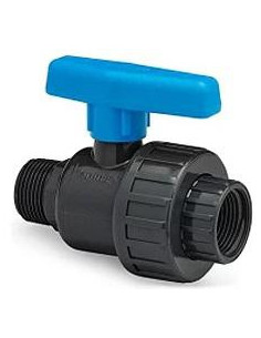 PL VALVULA PVC 1  COLECTOR SALIDA MACHO/HEMBRA