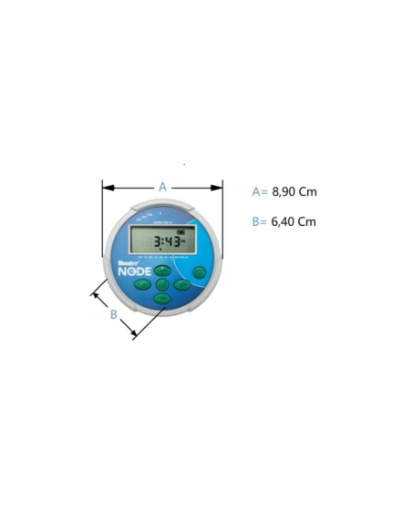 PROGRAMADOR NODE 200 9V DE 2 ESTACIONES HUNTER