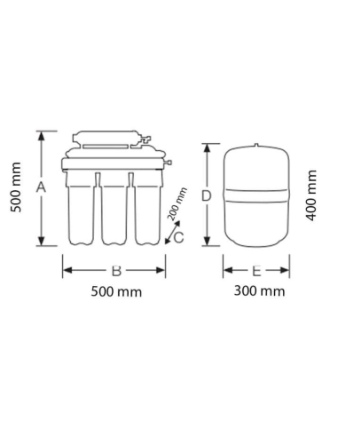 ÓSMOSIS INVERSA DOMÉSTICA GENIUS PRO50