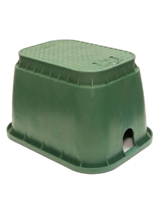 ARQUETA RECTANGULAR GRANDE VERDE CON TIRADOR