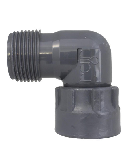 COLECTOR CODO PVC 1  ROSCA MACHO