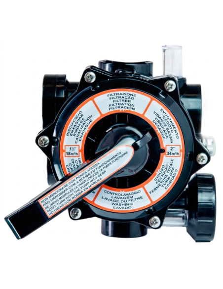 VALVULA 6 VIAS LATERAL 1 ½" QP