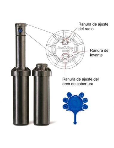 ASPERSOR 3504 PC TURBINA 1/2" DE RAIN BIRD