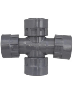 COLECTOR CRUZ PVC 1  ROSCA HEMBRA