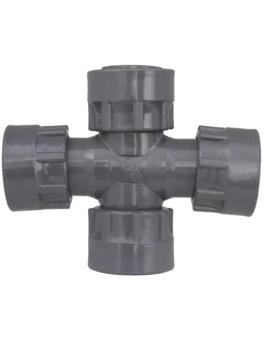 COLECTOR CRUZ PVC 1  ROSCA HEMBRA