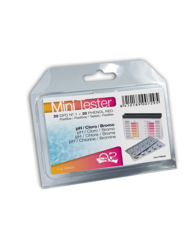 KIT ANALIZADOR DE CLORO LIBRE, PH Y BROMO