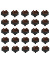 PACK 100 GOTERO E1000 2 L/H MARRON NEGRO