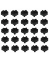 PACK 100 GOTERO E1000 4 L/H NEGRO