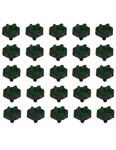 PACK 100 GOTERO E1000 8 L/H VERDE NEGRO