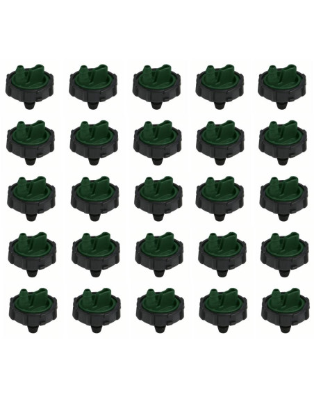 PACK 100 GOTERO E1000 8 L/H VERDE NEGRO