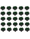 PACK 100 GOTERO E1000 8 L/H VERDE NEGRO