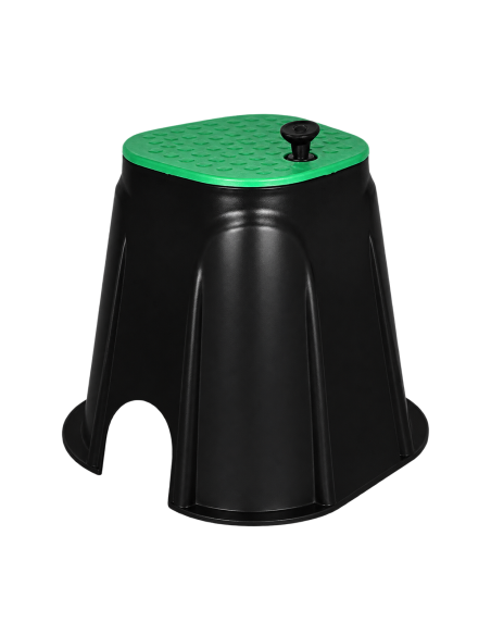Arqueta de riego cuadrada Poelsan 73006 de 6 pulgadas — producto sin fondo