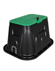 Arqueta de riego rectangular Poelsan 73012 de 12 pulgadas — producto sin fondo
