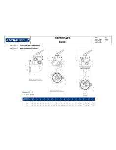 Válvula selectora AstralPool New Generation 1½″ | Michalis 2