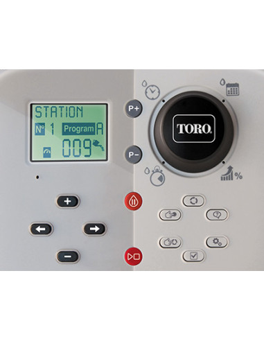 Toro Tempus: detalle de la pantalla y los mandos de programación. Fotografía oficial Toro.