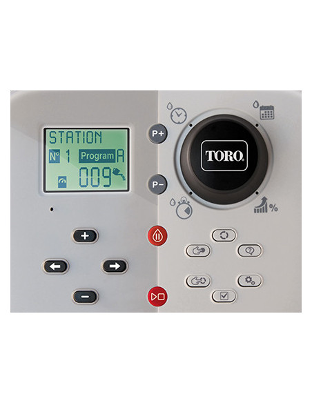 Toro Tempus: detalle de la pantalla y los mandos de programación. Fotografía oficial Toro.